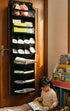 LEHKG 8 6 8 Closet Over The Door Shoe Storage Organizer, Tiers Hanging Shoe Rack Behind Door Shoe Holder with Large