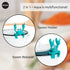 OTOTO Aqua the Crab Silicone Utensil Rest, Heat-Resistant Spoon Holder for Kitchen, Non-Slip Stove Top Organizer