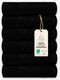 Large Bath Towels Pack of 6 24" x 50", 100% Cotton Terry