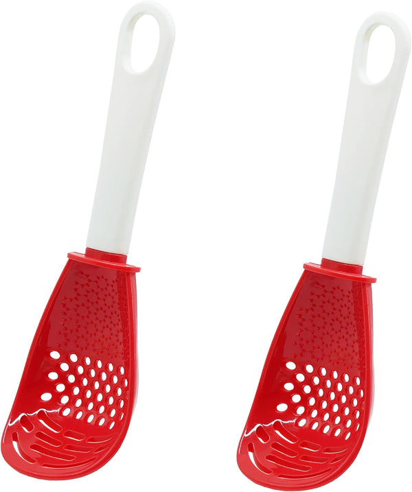 Pack of 2 Multifunctional Cooking Gadgets, 6 in 1 Cooking Utensils, Slotted Spoon, Heat Resistant Kitchen Tools