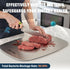 Set 2, 304 Non-Toxic Cutting Board of Stainless Steel Cutting Board Double Sided, Chopping Board for Kitchen