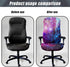 Talayituse Galaxy Print Home Office Chair Covers Stretchable Computer Desk Chair Covers High Back Universal Executive