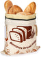 Natural Beeswax Bread Bags with Sealing Zipper - 13''x16.7'' Reusable Sourdough Storage