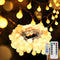 suddus Globe String Lights Bedroom, 50 Led Fairy Lights Plug in, Indoor