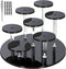 Eco Moda Acrylic Display Stand - 7-Tier Black Action Figure Stand - Multilevel Acrylic