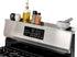StoveShelf 24" Apartment Length Stainless Steel Finish Magnetic Shelf for Kitchen Stove