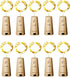 Aluan Wine Bottle Lights with Cork, 10 Pack Waterproof LED Fairy/String Lights for Jar Party Wedding Decoration, Warm