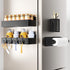 Mystozer Magnetic Spice Rack for Refrigerator,4 Pack Magnetic Shelf,Fridge Magnet Organizer with