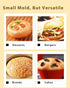 3.7inch 6 Muffin Top Pan for Baking with Lid Jumbo Size, Cup Straight Side Professional English Muffin Cupcake Pan