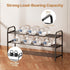 3-Tier Rack,17-31 Closet, Expandable Shoe Adjustable ShoeRack for Shoe Organizer,Suitable for Small Spaces,Small Front
