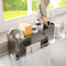 Kitchen Sink Caddy Organizer, Sponge Holder for Kitchen Sink with Upgraded Extra-Wide