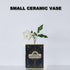 Ceramic Book Vase for Flowers, Small Book Flower Vase, Book Shaped Vase for Flowers, Modern Decorative Vase for Home