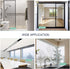 Clear Window Security Film, Adhesive Anti Shatter Safety Glass Protection Sticker, 2Mil, 24inch x 8.2feet