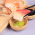 Dipping Bowls Set, Small Bamboo Sauce Cups for Soy Sauce/Condiment, Reusable Round Side Dish Bowls (Wood Color 1.4 oz.)