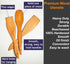 6 Wooden Spoons for Cooking, 100% Natural Nonstick Beechwood Utensils Set
