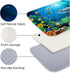 Bath Rugs Sponge Foam Absorbent, Soft for Bathroom and Kitchen (47x18 inches), Non Slip Bright 3D Print
