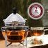 OVENTE Glass Teapot with Removable Stainless-Steel Infuser, 17oz Borosilicate Glass Tea Maker for Everyday Use