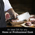 Mueller 7-Inch Meat Cleaver Knife, Stainless Steel Professional Butcher Chopper for Home Kitchen