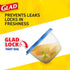 GladWare Soup & Salad Storage, Medium Rectangle, 24 Oz, 5 Count