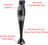 Brentwood Appliances HB-32BK 2-Speed 200-Watt Hand Blender in Black