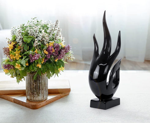 DreamsEden Home Decor Modern Sculpture, Resin Art Tabletop Shelf Decoration Accent Ornament for Living Room Entry Table