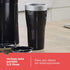 Compact Single Serve Coffeemaker in Black