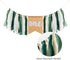 Q&High Life 1st Wild Safari Jungle Highchair Banner for Birthday Decorations - Dark Green Burlap Banner with Adjustable