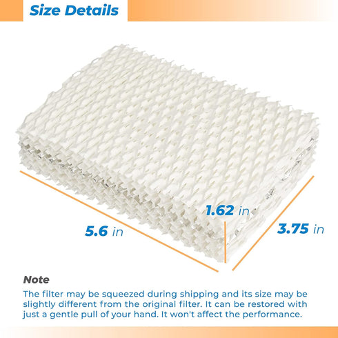 ANTOBLE 4 Pack WF813 Humidifier Filter Replacement for ReliOn RCM-832, ProCare, Equate Cool Mist Humidifier Filters