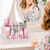NIUBEE Hair Tool Organizer, Clear Acrylic Hair Dryer and Styling Organizer, Bathroom Countertop Blow Dryer Holder,