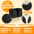 Storage Standard Countertop 10.75 6.5 4 Inches Multifold Paper Towel Dispenser - Matte Black Paper Towel Holder