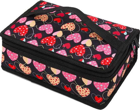 FlowFly Small Lunch Box, Insulated Soft Bag Mini Cooler for Kids, Girls, Boys, Women, Men, Heart