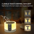 AFEXOA Dimmable 48 10 11 12 13 14 15 Night Light Bluetooth Speaker Alarm Clock, Sound Machine with White Noise, Touch