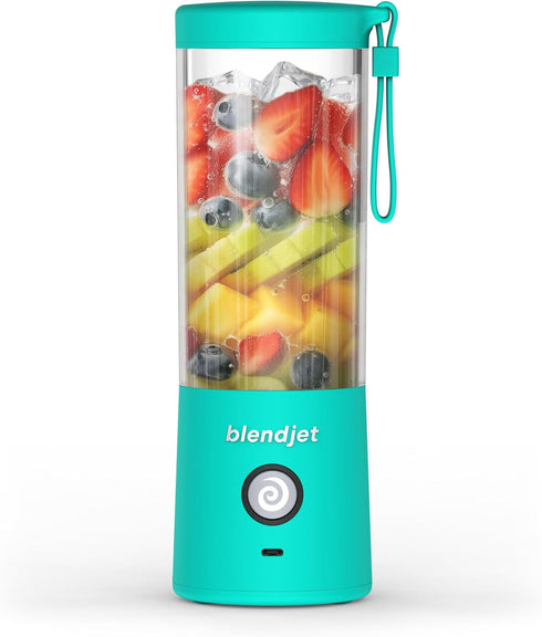 BlendJet Portable Blender - 16oz BlendJet 2 Cordless Mini Travel Blender, USB-C Rechargeable & Self Cleaning, Mint