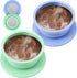 2-Packs Paperless Collapsible Travel Pour Over Coffee Dripper Kit, Reusable Coffee Strainer for Camping, Blue+Green