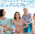 It's a Boy Banner for Baby Shower - Large Blue Fabric Sign Backdrop Birthday Party Decoration Supplies