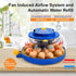 IIGLOWING 18 Eggs360Airflow Egg Incubators for Hatching Circulation System Incubator with Automatic Egg Turner