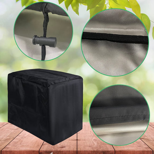 J&C Ice Maker Cover, 420D Countertop Ice Machine Maker Cover for Portable Ice Makers, No Ice Maker Included