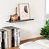 12") Floating Shelf for Wall, Wall Shelf, Off Center Metal Shelf for Decor, Modern Hanging Shelf for Storage with Lip