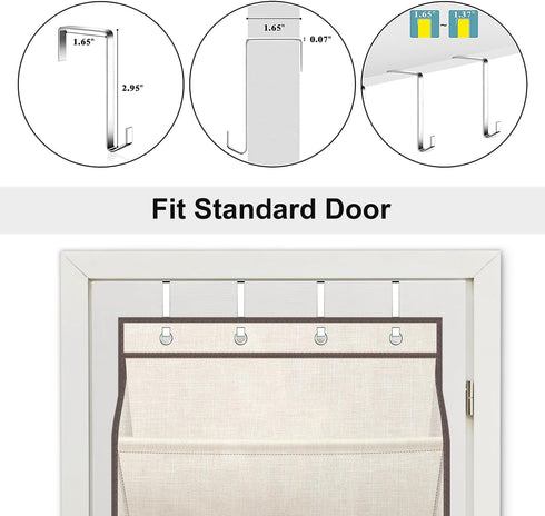 Closet SLEEPING LAMB Shoe Rack for Door, Kids Door Shoe Organizer for hanger, Narrow Hanging Sneaker Storage with Large