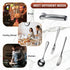 Cheese Butter Spreader Knives Set, Stainless Steel Charcuterie Accessories, Mini Serving Tongs, Spoons, Forks