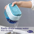 Dish Soap Dispenser for Kitchen Sink - Blue Kitchen Gadgets 2023, Liquid Dispenser & Sponge Holder for Countertop