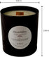 Hearthfire Sandalwood Scented Soy Candle w/Natural Oils, Wood Wick, Smoky Dark Sweet, Made in The USA