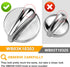 AMI PARTS Fit for G-E Profile Stove Knobs, WB03K10303 Gas Stove Knobs Replacements, 5-Pack