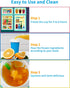 Slushie Maker Cup, Large Capacity Quick Frozen Smoothies Cup, Double Layer Squeeze Cup for Homemade Milk Shake
