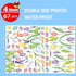 Horaldaily 67 PCS Spring Summer Window Cling Sticker, Tulip Butterfly Flower Decal for Home Party Decoration