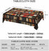 Beabes 52x70 Inch Tablecloth Bookshelf, Library Bookshelves Books Rectangular Table Cover Kitchen Table Cloth