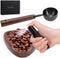 Dazzleimart 3pcs Coffee Bean Dosing Cup Set with Gift Box, Dosing Walnut Wood