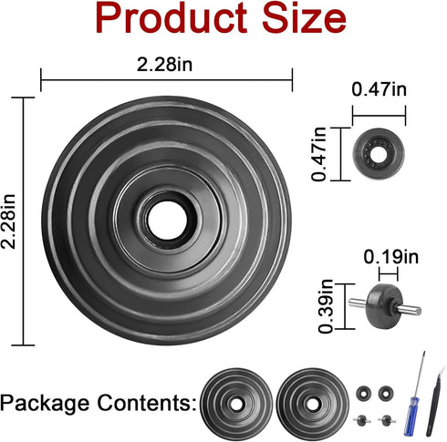 Ball Wheel + Soleplate Wheels for Dyson V6 V7 V8 V10 V11 V12 DC58 DC59 DC62 DC74 Vacuum Cleaner 35W 50W Direct Drive Cleaner Wheels Replacement Parts
