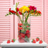 VIDELLY 20 Pieces Artificial Strawberries, Lifelike Red Realistic Plastic Fruit for Kitchen Party Decoration, Photo