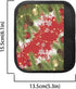 Christmas Print Refrigerator Door Handle Covers Set of 4, Washable Appliance Covers to Keep Kitchen Clean from Smudges